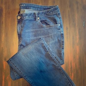 EUC Lane Bryant 22W Mid Rise Straight Blue Jeans